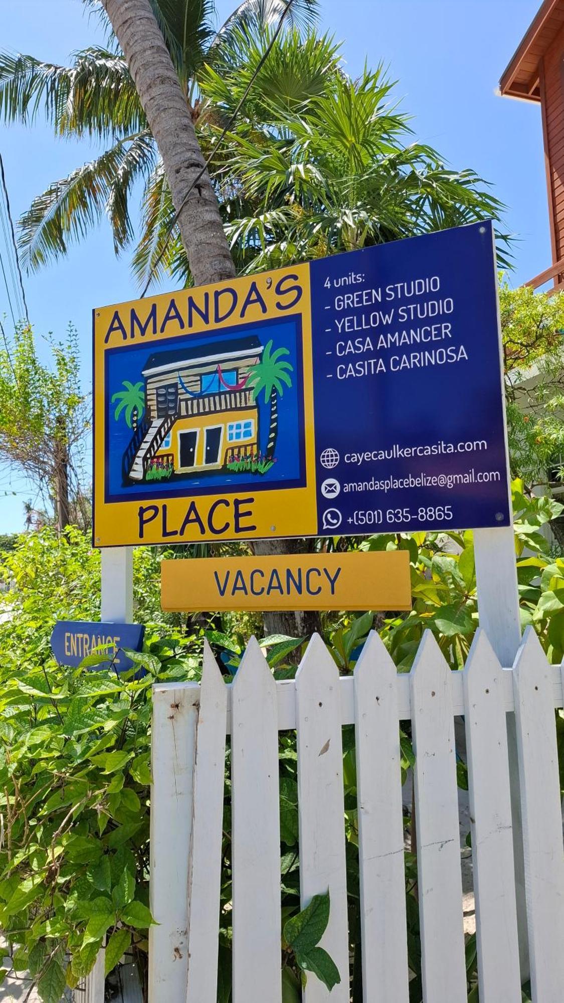 Amanda'S Place Green Studio - Pool And Tropical Garden Caye Caulker Εξωτερικό φωτογραφία