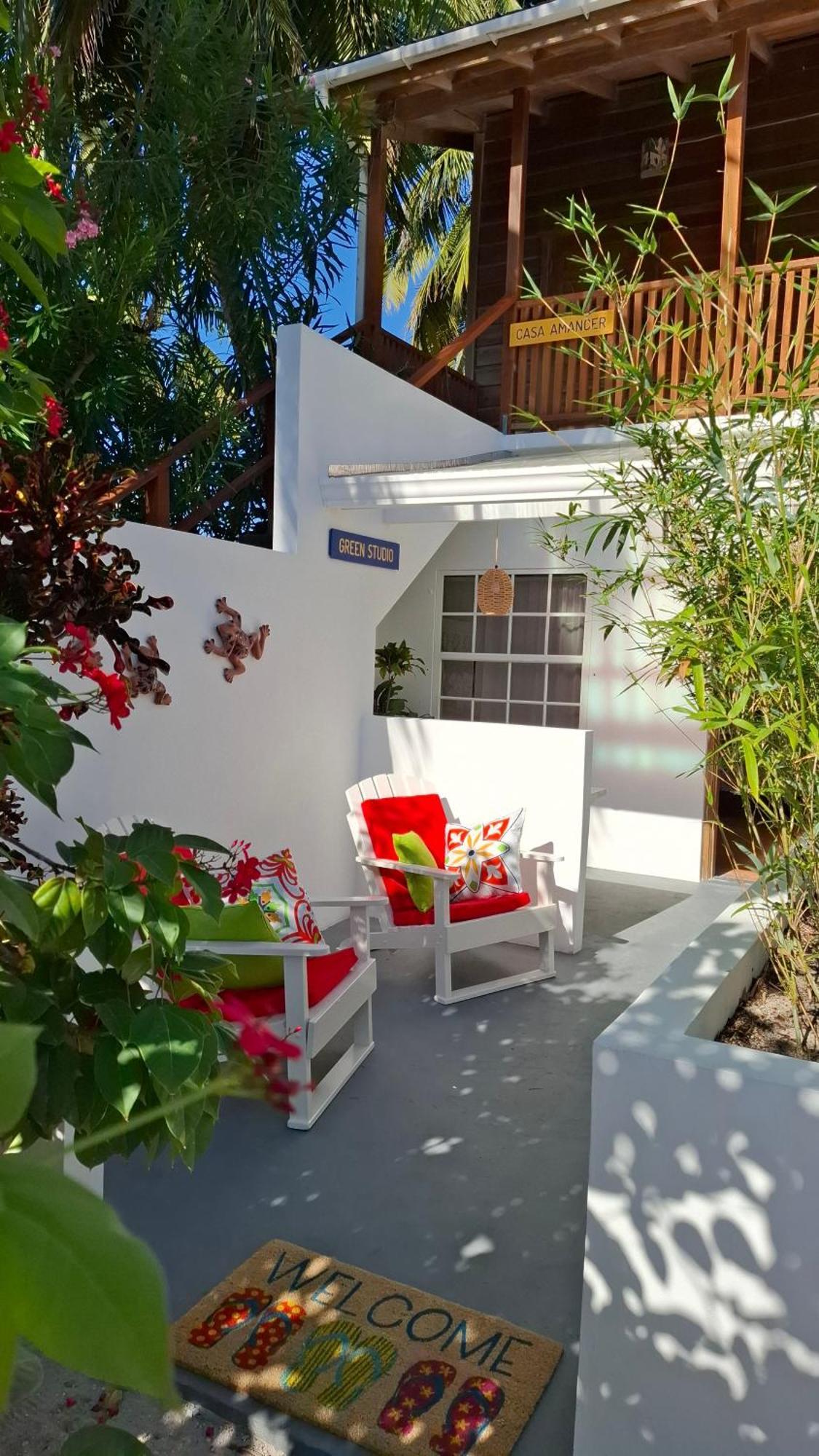 Amanda'S Place Green Studio - Pool And Tropical Garden Caye Caulker Εξωτερικό φωτογραφία